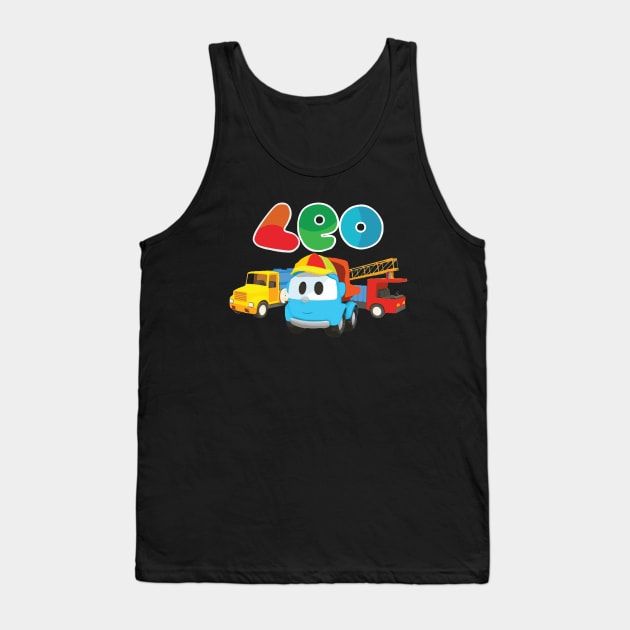 LEO the truck - Constructor trucks Tank Top by cowtown_cowboy